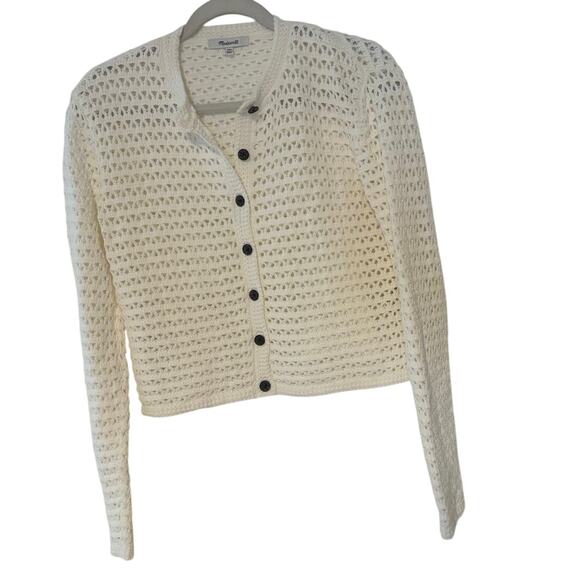 NWT Madewell Open-Stitch Crewneck Sweater
In Lighthouse Size XXS - Picture 3 of 8